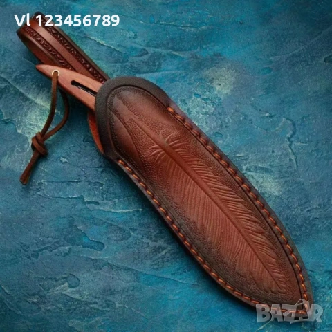 Уникален здрав нож"ПЕРО" 99х189, снимка 2 - Ножове - 53351140