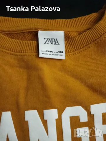 Блуза Zara за момиче 13-14 г до 160 см, снимка 2 - Блузи с дълъг ръкав и пуловери - 49775762