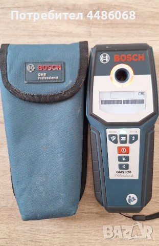 детектор за метал и кабели Bosch professional GMS 120, снимка 3 - Други инструменти - 51336909