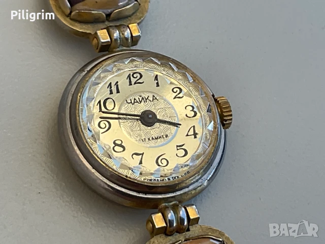 Дамски часовник  «Чайка» 1301, Русия, 2003 г., снимка 4 - Дамски - 51017540