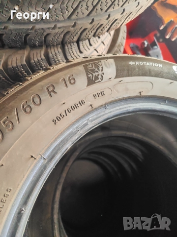 2бр.зимни гуми 205/60/16 Michelin, снимка 4 - Гуми и джанти - 52152486