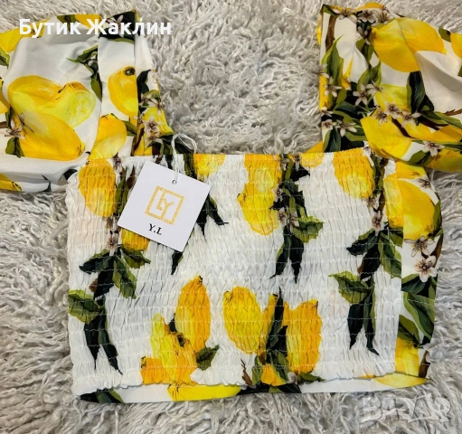 Дамски комплект с лимони , снимка 6 - Комплекти - 53436672