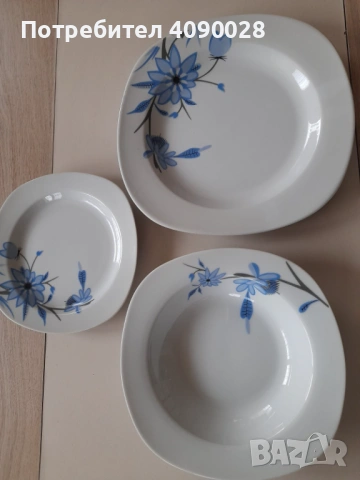 Порцеланов сервиз за хранене 18 части, снимка 6 - Сервизи - 53398285