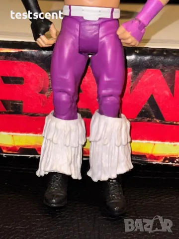 Екшън фигура WWE Tyler Breeze тайлър брийз Basic Mattel играчка figure лилав, снимка 6 - Фигурки - 48448064