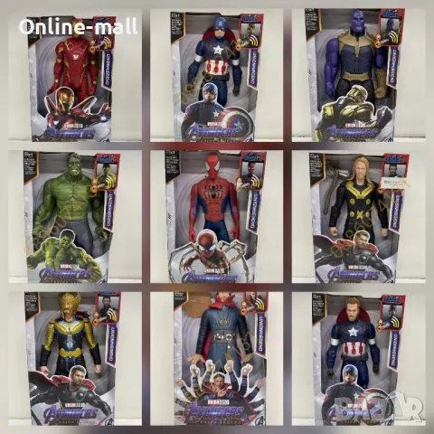 Голяма играчка фигурка Avengers Spiderman Hulk Super Hero, 30cm, снимка 1 - Фигурки - 46829840