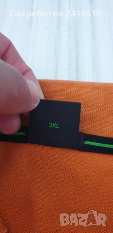 Hugo Boss Paddy Pique Cotton Regular Fit Mens Size 2XL - 3XL ОРИГИНАЛНА Тениска!, снимка 13 - Тениски - 50095373