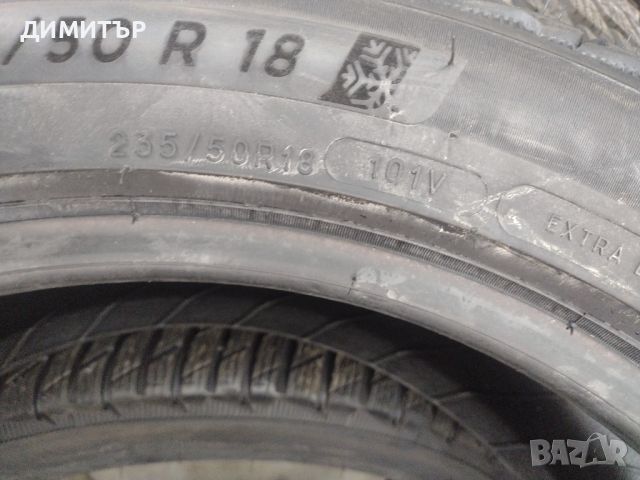 4бр.нови зимни гуми Michelin 235 50 18 dot 2318 цената е за брой!, снимка 10 - Гуми и джанти - 46746317