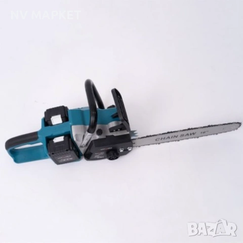 Акумулаторна резачка за дърва с маслен филтър,2х36V 10Ah,с акумулаторен верижен трион с двойна батер, снимка 3 - Градинска техника - 53839498