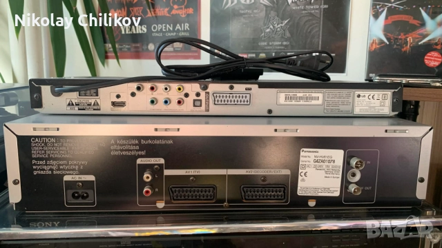 6 главо стерео видео Panasonic NV-HV61EG+DVD LG, снимка 2 - Друга електроника - 52612645
