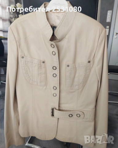 Продавам дамско кожено яке, снимка 4 - Якета - 53763880