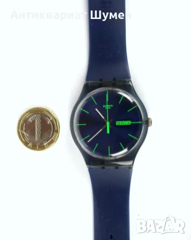 Швейцарски часовник Swatch SUON700 Blue Rebel / 41mm, снимка 2 - Мъжки - 47218853