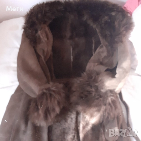 кожух от Турция,100 естествено кожа.За зимата,изклучително топьл, снимка 3 - Якета - 52401404