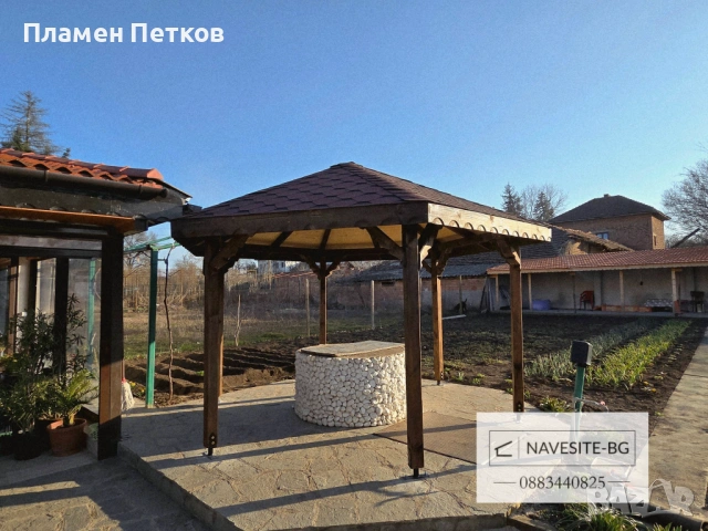 Изработка на Ветроупорни завеси, Врати за навеси, Беседки и Навеси!, снимка 16 - Ремонти на къщи - 54147161