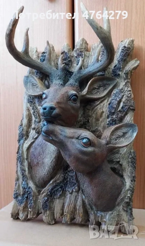 Ново Пано за Стена Елен - Декорация Еленчета за Механа 35х22см, снимка 5 - Пана - 53854935