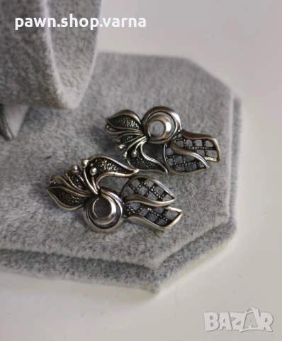 Нови сребърни обеци – проба 925, снимка 3 - Обеци - 50918939