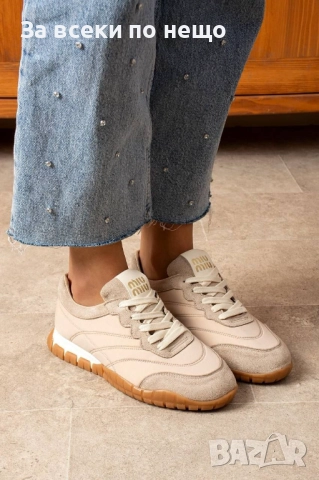 Miu Miu Дамски Маратонки👟Дамски Спортни Маратонки Миу Миу - Налични Различни Цветове Код E799, снимка 14 - Маратонки - 51476825