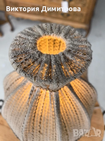 Винтидж настолна лампа , снимка 6 - Настолни лампи - 53583607