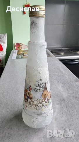  Бутилки с коледни рисунки, снимка 6 - Прибори, съдове, шишета и биберони - 50436479