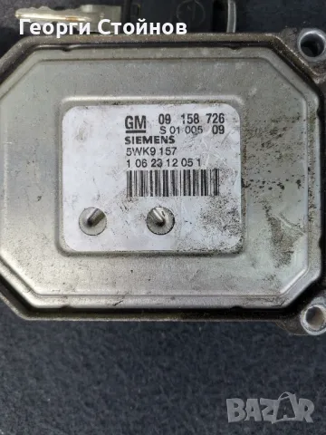 Компютър ECU Siemens 5WK9 157за Опел Зафира А 1.8 125к.с бензин код на мотора Z18XE , снимка 2 - Части - 47233043