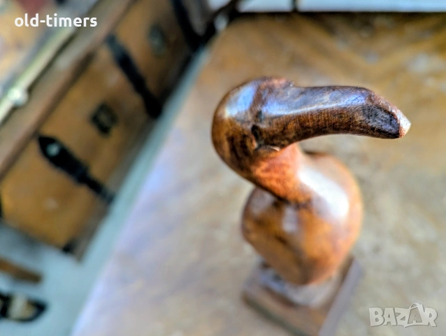 Дървена статуетка , снимка 5 - Антикварни и старинни предмети - 53156279