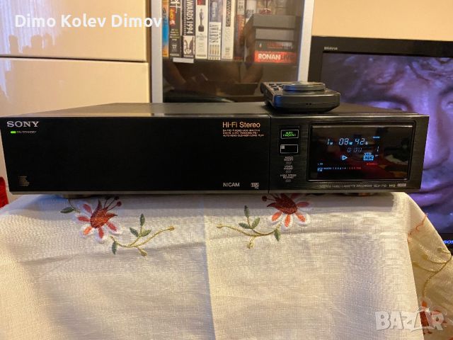 SONY SLV 715 Mega Rare VHS Recorder 🇯🇵, снимка 1 - Плейъри, домашно кино, прожектори - 46629668