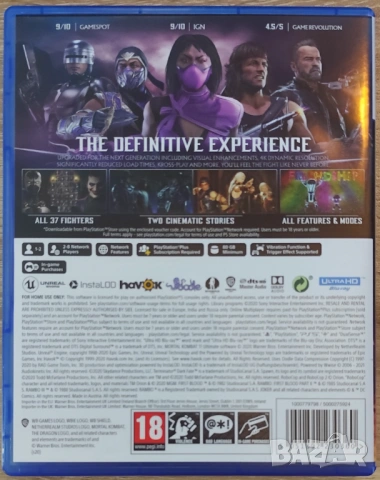 Mortal Kombat 11 Ultimate за Playstation 5 , снимка 4 - Игри за PlayStation - 53489203