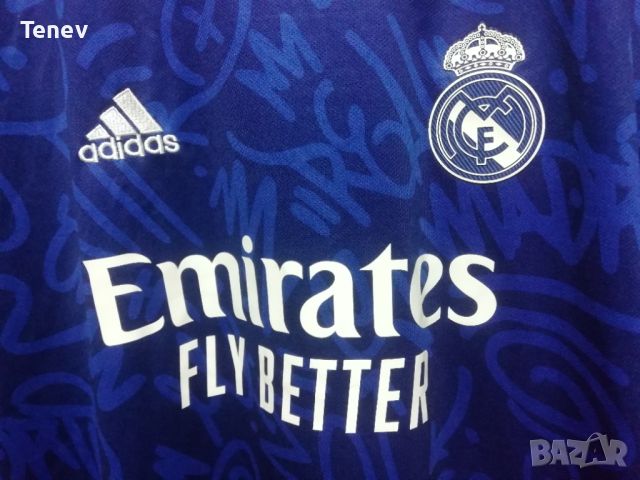 Real Madrid Benzema Adidas оригинална тениска фланелка Реал Мадрид Бензема 3XL, снимка 4 - Тениски - 45702069