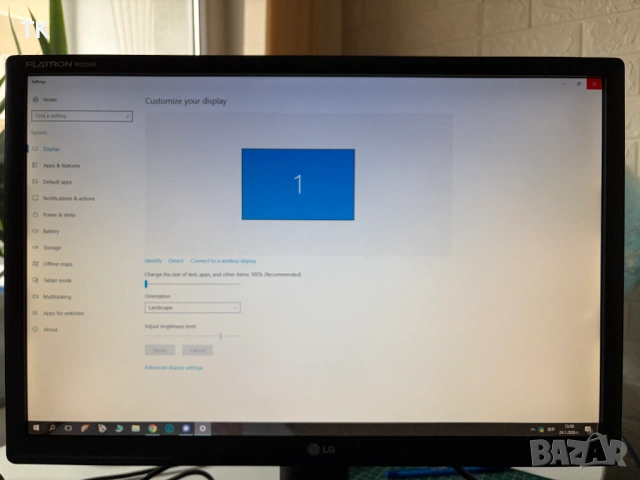 Продавам монитор 22" LG 2234S-BN, снимка 3 - Монитори - 53212068