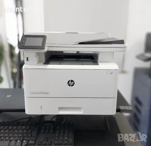 HP LaserJet Pro MFP M426fdn - Лазарен, черно-бял, 4 в 1, снимка 1 - Принтери, копири, скенери - 49270446