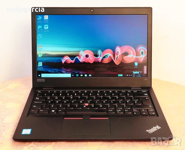 Lenovo ThinkPad X390/Core i5 8265U/8GB RAM/256GB SSD NVMe/13.3 IPS Full HD лаптоп за работа перфект, снимка 1