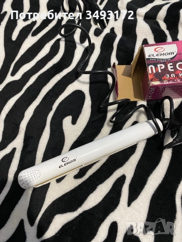 Преса за коса с плочи с керамично покритие, снимка 2 - Козметични уреди - 52653417