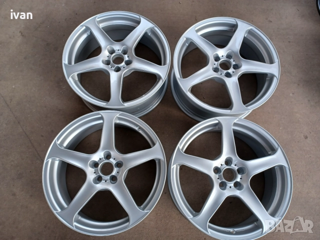 4 бр. чисто нови алуминиеви джанти AEZ 18 цола 5x100, централен отвор 54.1 , ET42, 7J, снимка 2 - Гуми и джанти - 51542748