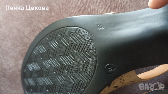 Нови обувки/сандали 38 номер , снимка 7 - Дамски обувки на ток - 53820876
