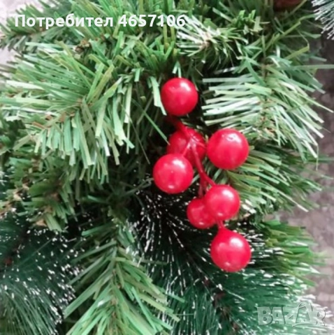 Голям коледен венец за декорация, снимка 7 - Декорация за дома - 52494263