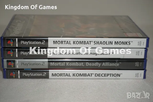 ЧИСТО НОВИ Игри за PS2 Mortal Kombat: Shaolin Monks/Armageddon/Deception/Deadly Alliance/, снимка 7 - Игри за PlayStation - 47644367