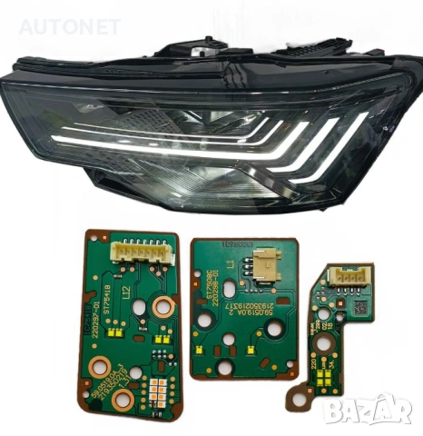 Световоди за дневни светлини и платки за фар Audi A6 C8 Matrix, снимка 4 - Части - 54086800