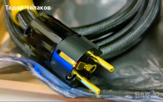 Промо/Захранващ кабел OFC/чиста мед/нов/1.5 метра, снимка 2 - Други - 52135762