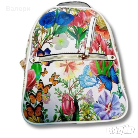 Интересна дамска чанта тип раница, снимка 3 - Раници - 53216020