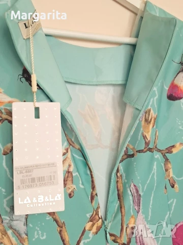 Рокля флорална размер М, снимка 4 - Рокли - 50853655