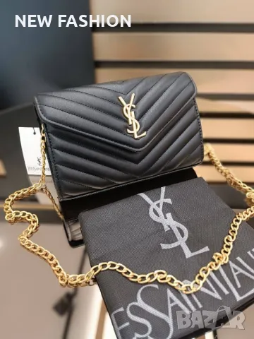 Дамски Кожени Чанти ✨ YVES SAINT LAURENT , снимка 10 - Чанти - 49416835