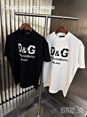 Dolce&Gabbana Мъжка Тениска👕Мъжка Блуза С Къс Ръкав Долче И Габана - 2 Цвята Код A1276