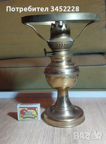 Лампа газена месинг за колекционери , снимка 7 - Антикварни и старинни предмети - 54009779