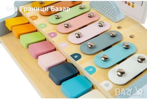 Нова Музикална играчка 2 в 1 пиано ксилофон за деца 18+ месеца идеален подарък, снимка 5 - Музикални играчки - 54100432