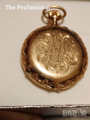 Златен часовник, снимка 5 - Антикварни и старинни предмети - 53286138