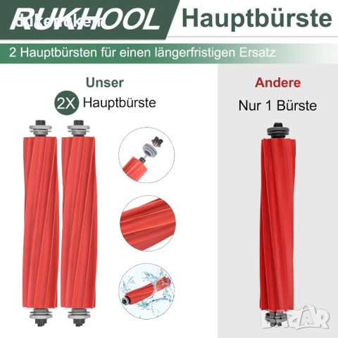 Комплект аксесоари за Roborock Qrevo S/Qrevo Pro/Qrevo MaxV и др., снимка 3 - Прахосмукачки - 52059373