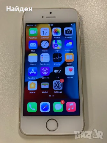 iPhone SE 1Gen, 64GB, Gold, отличен,без iCloud, снимка 1 - Apple iPhone - 48003313