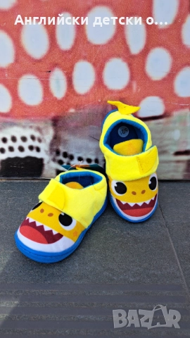 Английски детски пантофи -Baby Shark, снимка 6 - Детски пантофи - 52377771