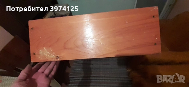 Дървена етажерка с 4 нива, снимка 5 - Секции и витрини - 53889780