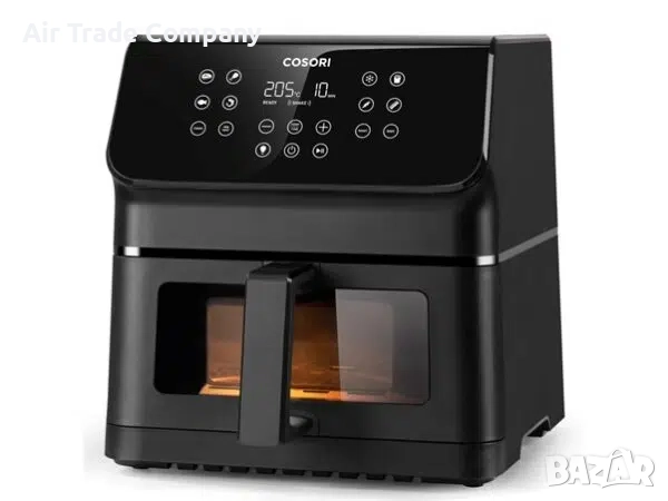 Фритюрник с горещ въздух Cosori Premium Plus Air Fryer CAF-P653-KEUR, 6.2L, Черен, снимка 6 - Фритюрници - 51680898