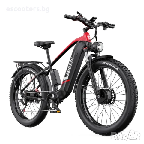 Електрически велосипед Duotts F26 | 2x750W | 48V 20Ah | 55км/ч с Масур, снимка 3 - Велосипеди - 52835254
